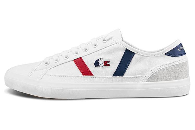 Кеды мужские LACOSTE Sideline Tricolore белые, 42 EU