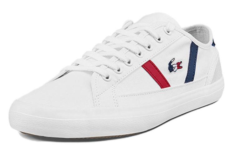 Кеды мужские LACOSTE Sideline Tricolore белые, 42 EU