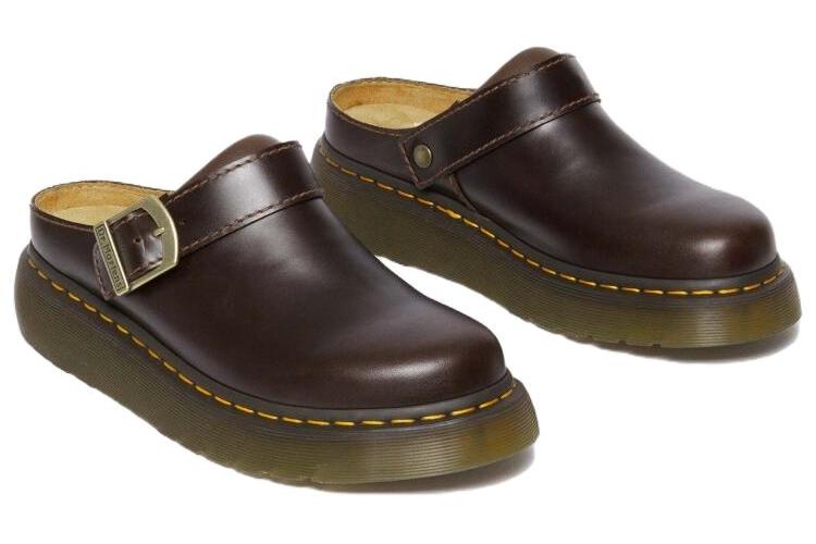 Шлепанцы унисекс Dr.Martens Laketen Slingback Mules коричневые, 38 EU