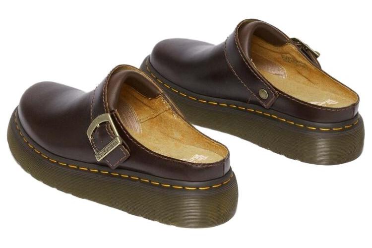 Шлепанцы унисекс Dr.Martens Laketen Slingback Mules коричневые, 38 EU