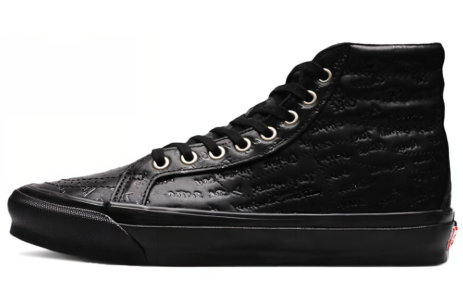 Кроссовки унисекс Vans Sk8 Hi Lx Jim Goldberg черные, 39 EU