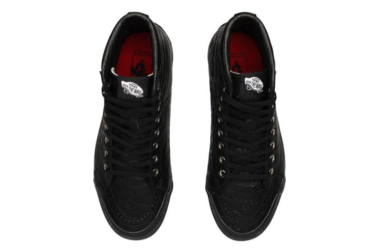 Кроссовки унисекс Vans Sk8 Hi Lx Jim Goldberg черные, 39 EU