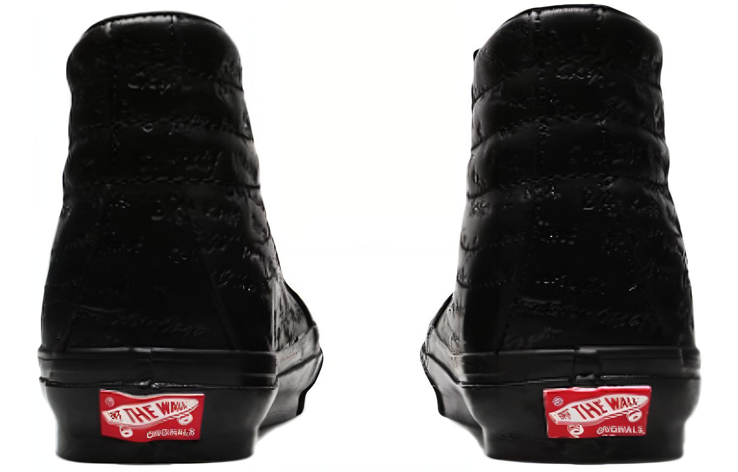 Кроссовки унисекс Vans Sk8 Hi Lx Jim Goldberg черные, 39 EU