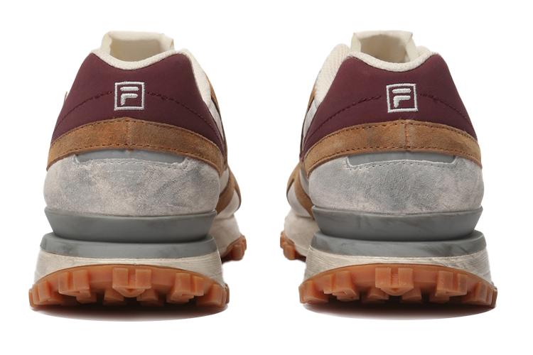 Кроссовки унисекс FILA Zagato Washing Low Top серо-коричневые, 230 EU