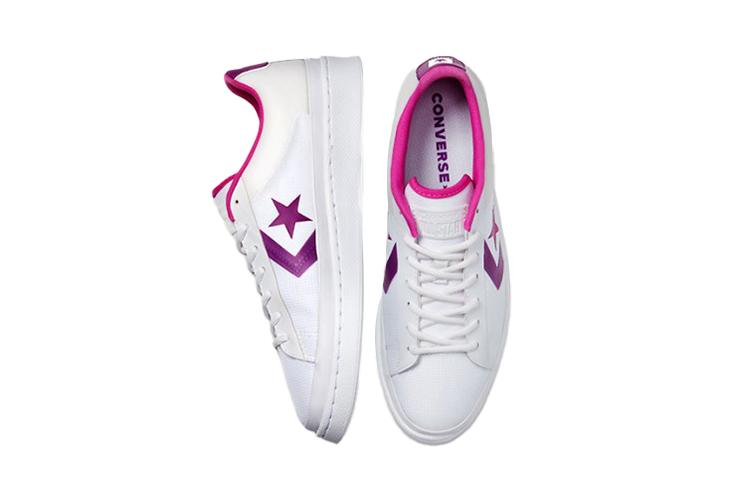 Кроссовки унисекс Converse Pro Leather Low nightfall violet, 35 EU