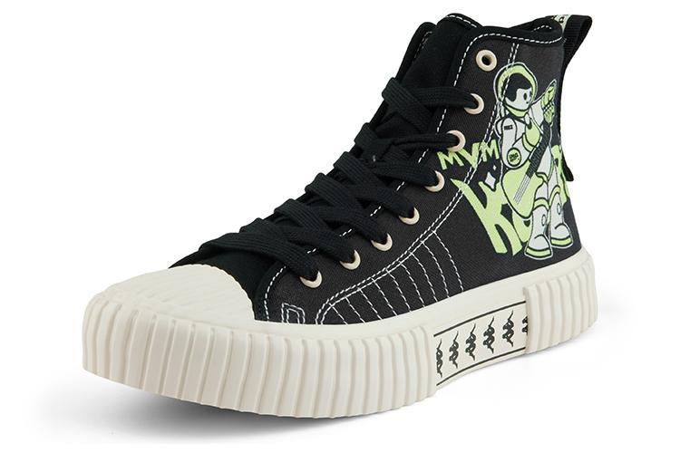 Кеды унисекс Kappa KPCBFVS85C-990 черные, 39 EU