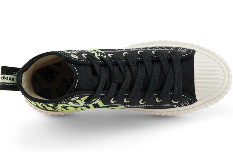 Кеды унисекс Kappa KPCBFVS85C-990 черные, 39 EU