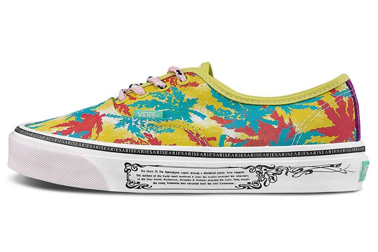 Кеды унисекс Vans Authentic LX желтые-голубые