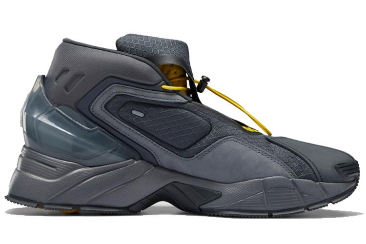 Кроссовки мужские Reebok Ecto Boot Ghostbusters серые-желтые, 40.5 EU