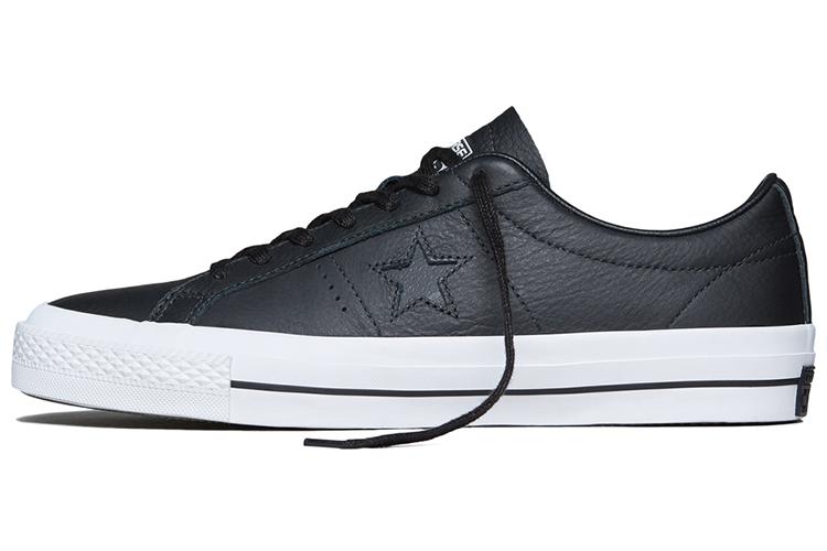 Кроссовки унисекс Converse One Star Leather черно-белые, 35.5 EU