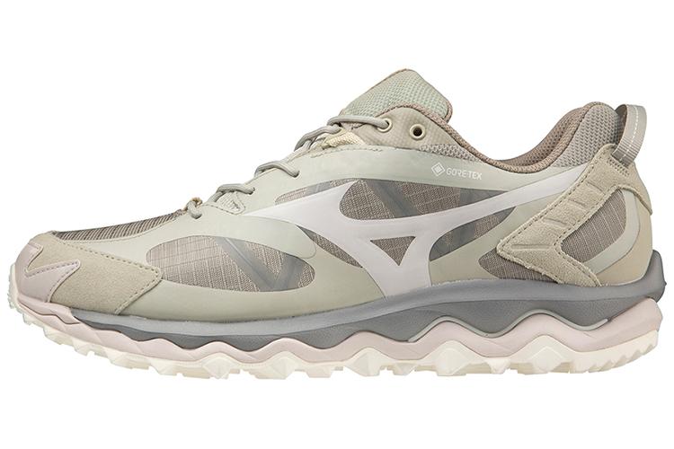 Кроссовки унисекс Mizuno Wave Mujin TL GTX бежево-зелёные, 44.5 EU