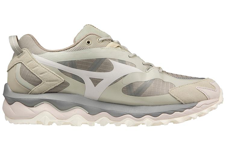 Кроссовки унисекс Mizuno Wave Mujin TL GTX бежево-зелёные, 44.5 EU