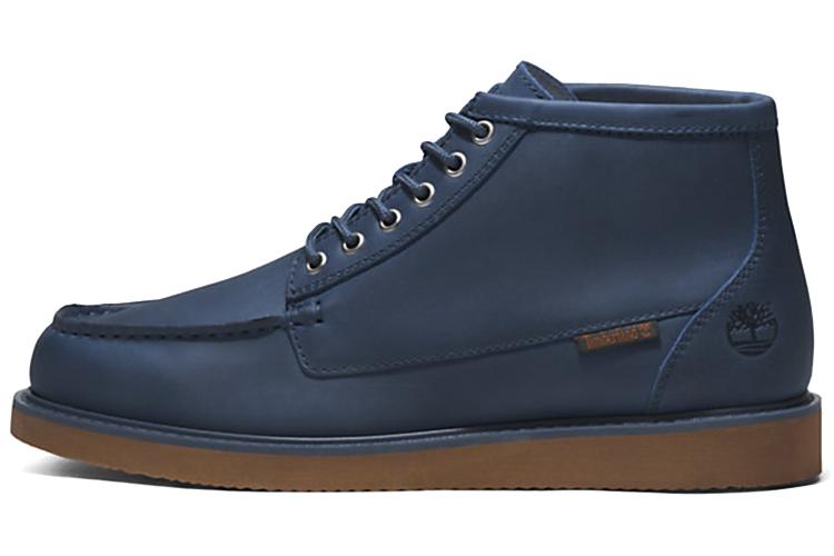 Чукки-ботинки мужские Timberland Newmarket II Moc Toe navy nubuck, 43.5 EU