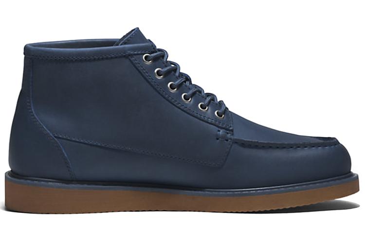Чукки-ботинки мужские Timberland Newmarket II Moc Toe navy nubuck, 43.5 EU