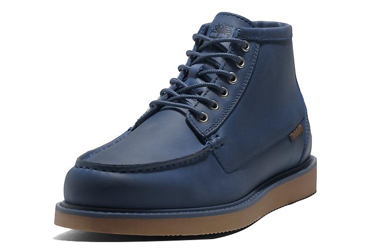 Чукки-ботинки мужские Timberland Newmarket II Moc Toe navy nubuck, 43.5 EU