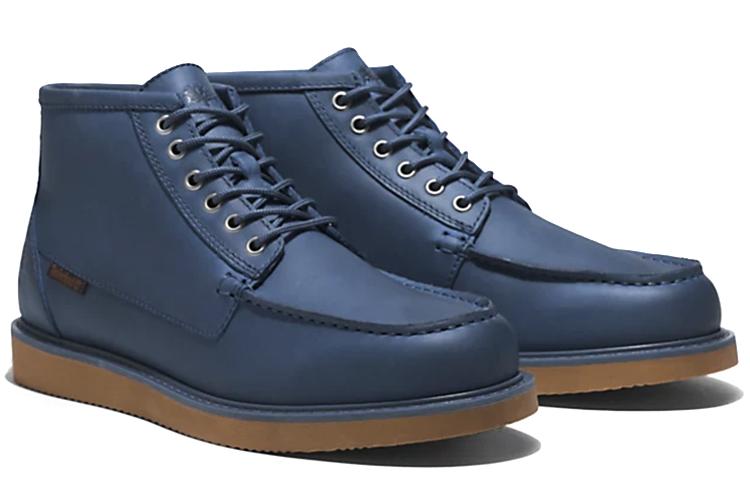 Чукки-ботинки мужские Timberland Newmarket II Moc Toe navy nubuck, 43.5 EU