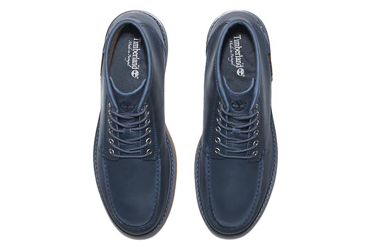 Чукки-ботинки мужские Timberland Newmarket II Moc Toe navy nubuck, 43.5 EU