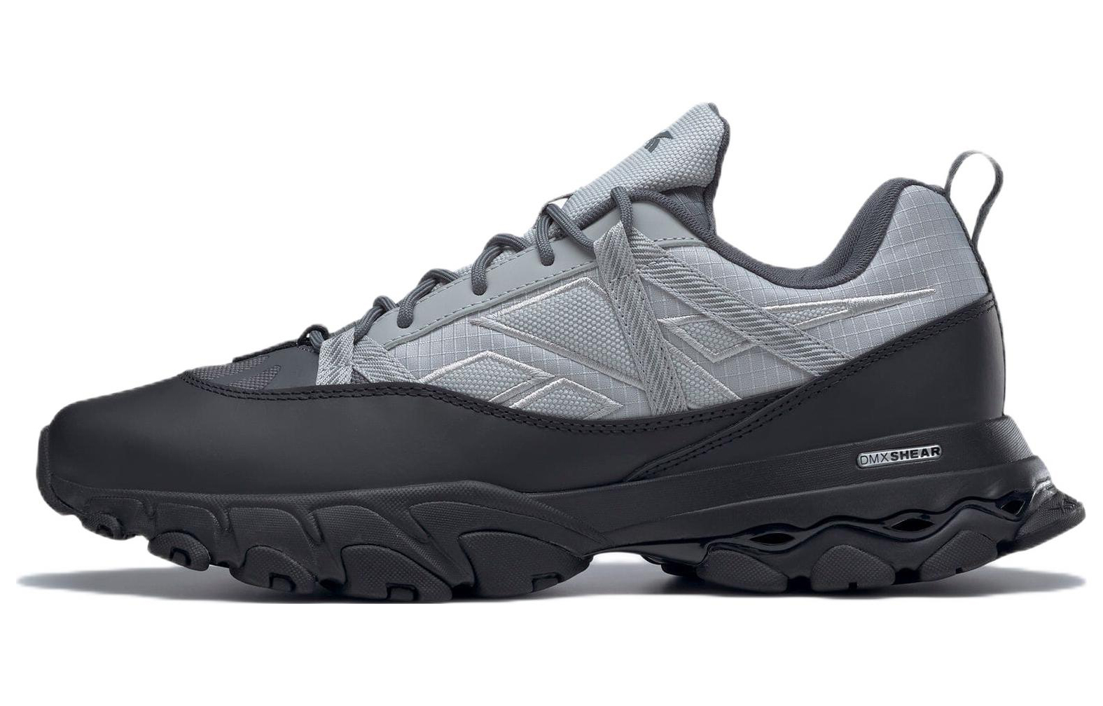 Кроссовки унисекс Reebok DMX Trail Pure серо-черные, 40.5 EU