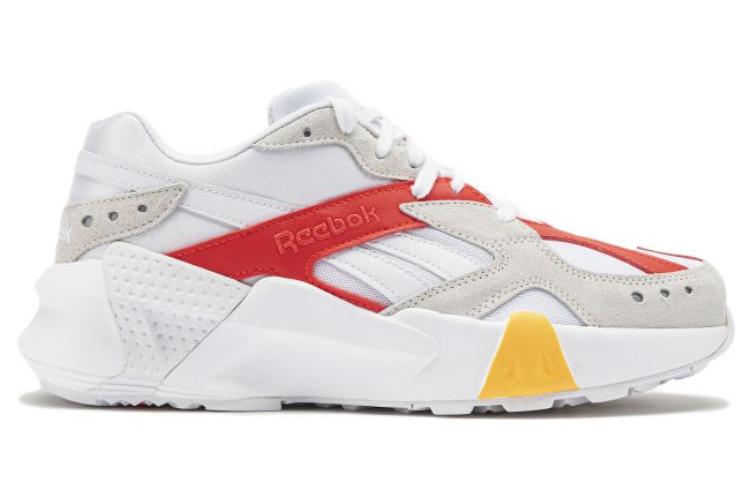 Кроссовки унисекс Reebok Aztrek Double 93 X Gigi Hadid белые, красные, 37.5 EU