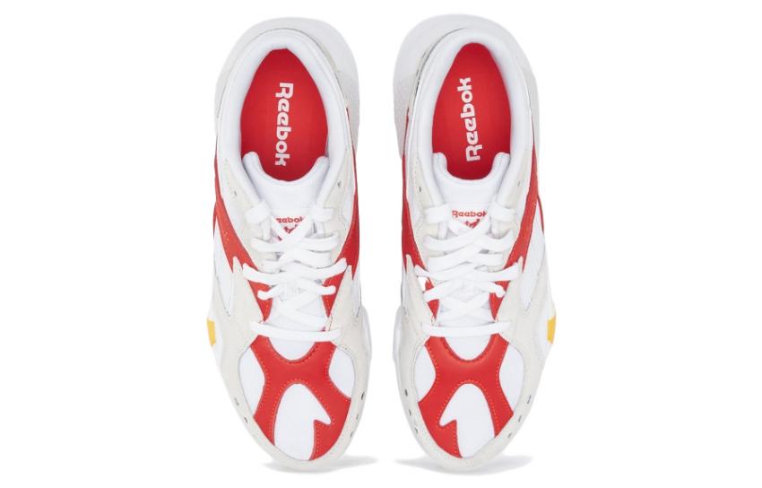 Кроссовки унисекс Reebok Aztrek Double 93 X Gigi Hadid белые, красные, 37.5 EU