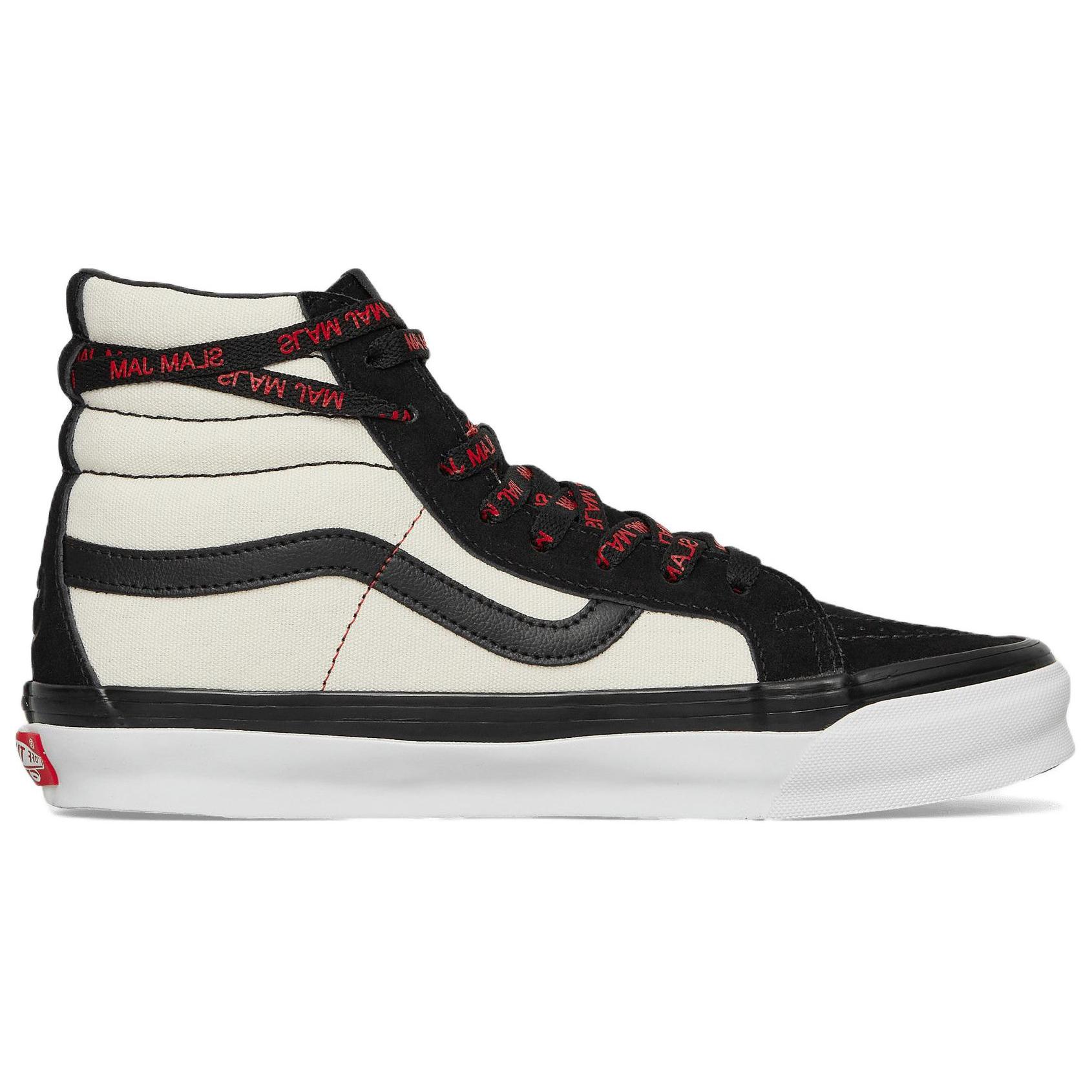 Кеды унисекс Vans SK8-Hi OG LX x Slam Jam черные, 42 EU