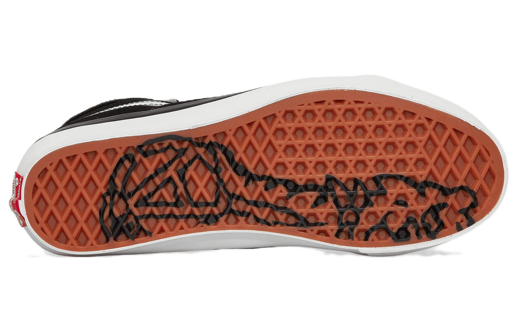 Кеды унисекс Vans SK8-Hi OG LX x Slam Jam черные, 42 EU