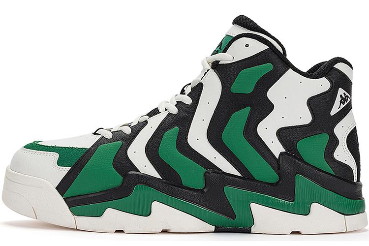 Кеды унисекс Kappa Fir Wood korean white/black/fir wood green-012