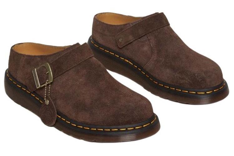 Мюли женские Dr. Martens Isham Desert Oasis Suede, коричневые, 36 EU