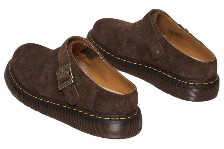 Мюли женские Dr. Martens Isham Desert Oasis Suede, коричневые, 36 EU