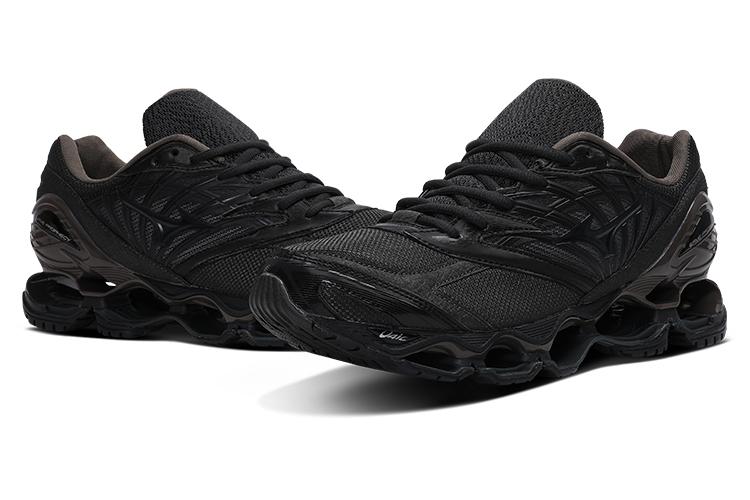 Кроссовки унисекс Mizuno Wave Prophecy LS черные, 40.5 EU