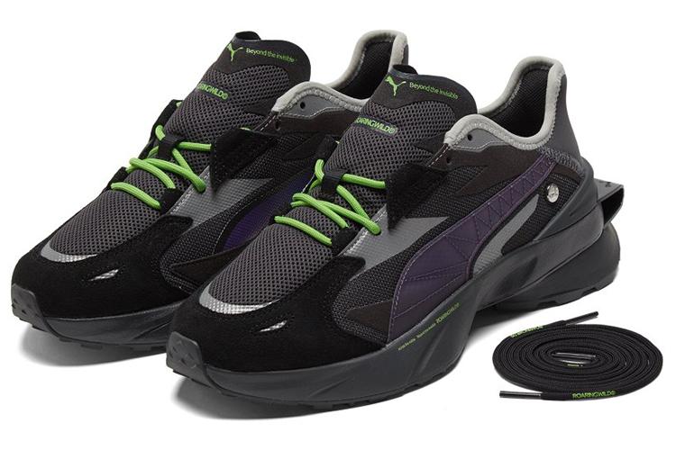 Кроссовки унисекс PUMA Pwrframe Op 1 черно-синие, 35.5 EU