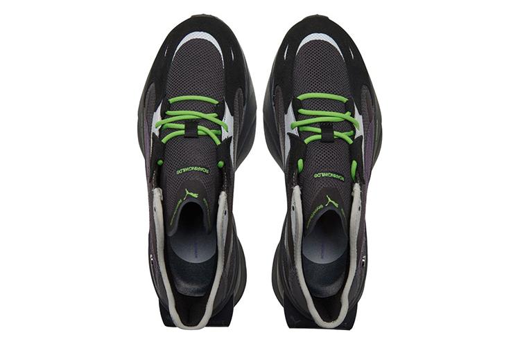 Кроссовки унисекс PUMA Pwrframe Op 1 черно-синие, 35.5 EU