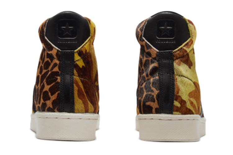 Кеды унисекс Converse Pro Leather High Pony Hair черные, 36 EU