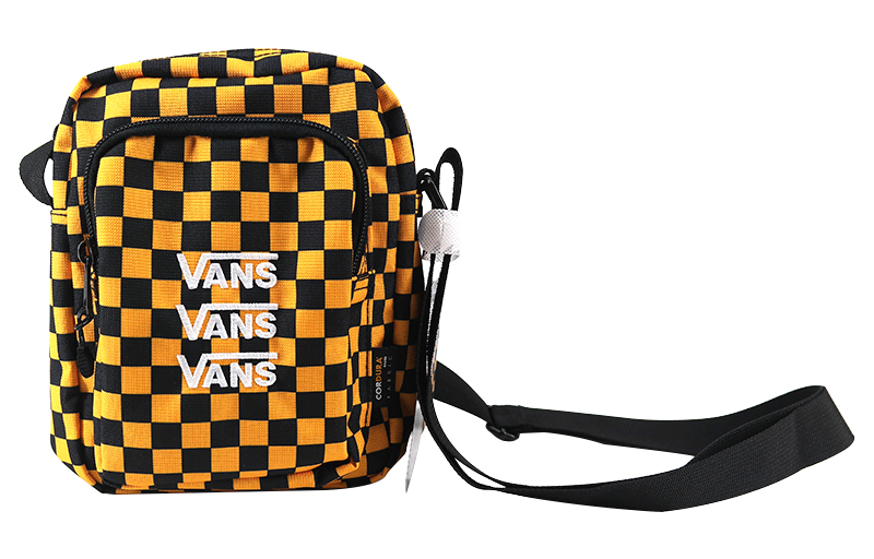 Сумка унисекс Vans VN0A3TXMSF1 черно-жёлтая