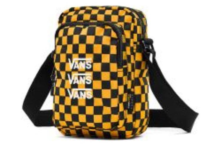 Сумка унисекс Vans VN0A3TXMSF1 черно-жёлтая