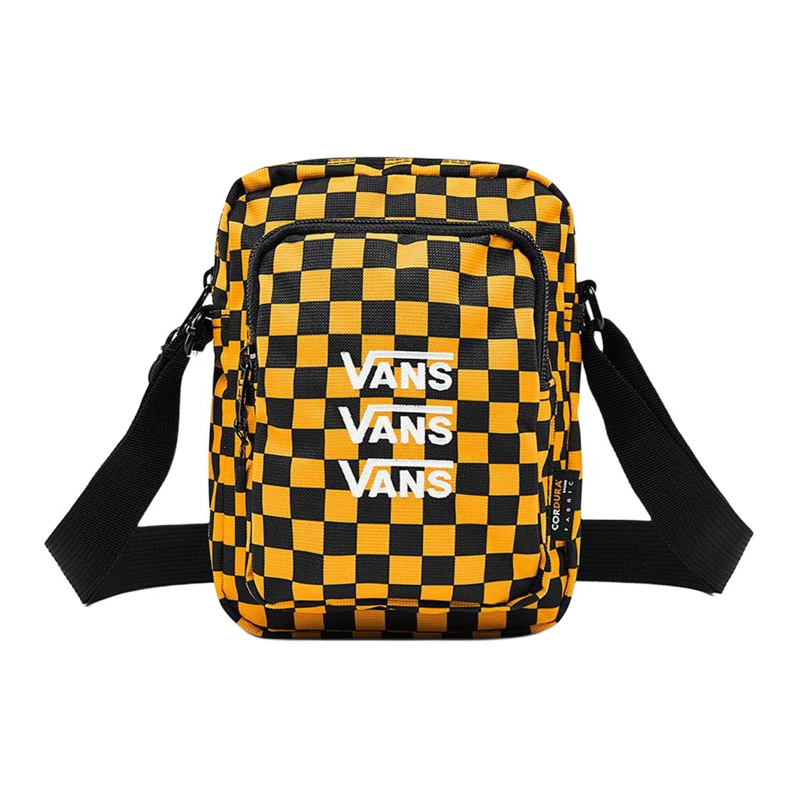 Сумка унисекс Vans VN0A3TXMSF1 черно-жёлтая