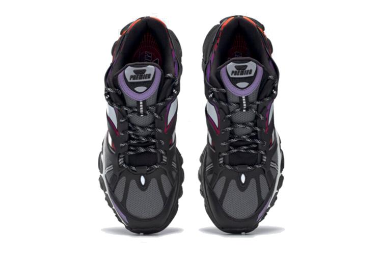 Кроссовки унисекс Reebok DMX Trail Shadow черно-алые, 41 EU