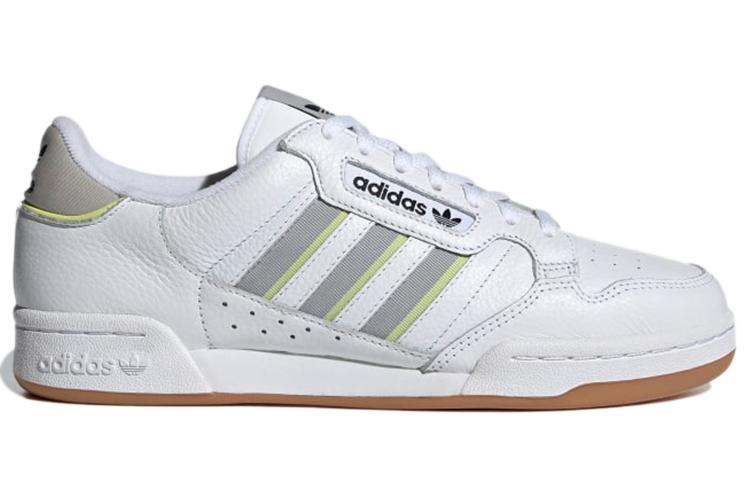 Кеды мужские Adidas Originals Continental 80 Stripes Silver Grey, 42 2/3 EU