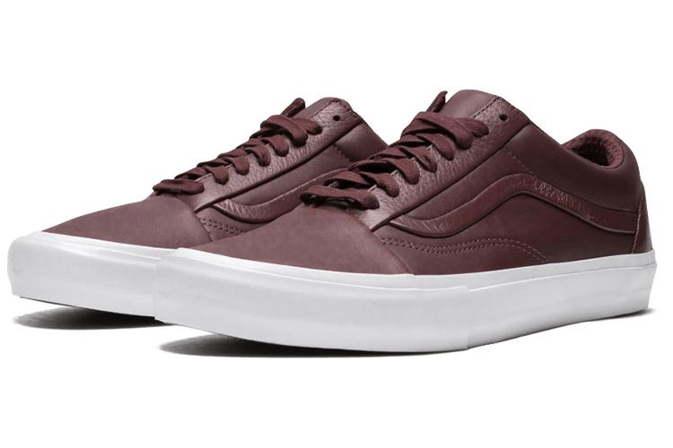 Кроссовки унисекс Vans Old Skool St Lx 'Stitch & Turn' бордовые, 39 EU