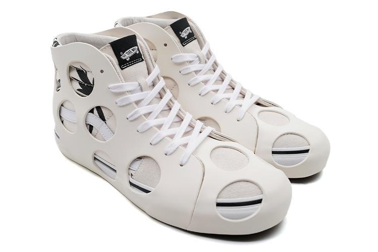 Кроссовки унисекс Vans Sk8 Hi Cage LX, marshmallow, 40 EU