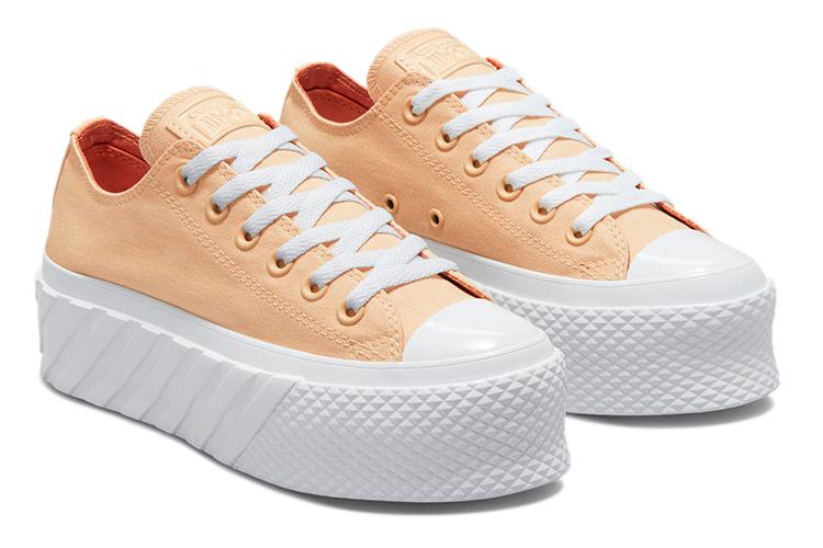 Кеды женские Converse Chuck Taylor All Star Platform оранжевые, 36.5 EU