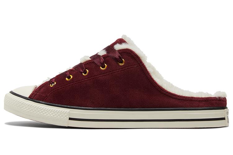 Шлепанцы женские Converse Chuck Taylor All Star Dainty Mule burgundy-white, 37 EU