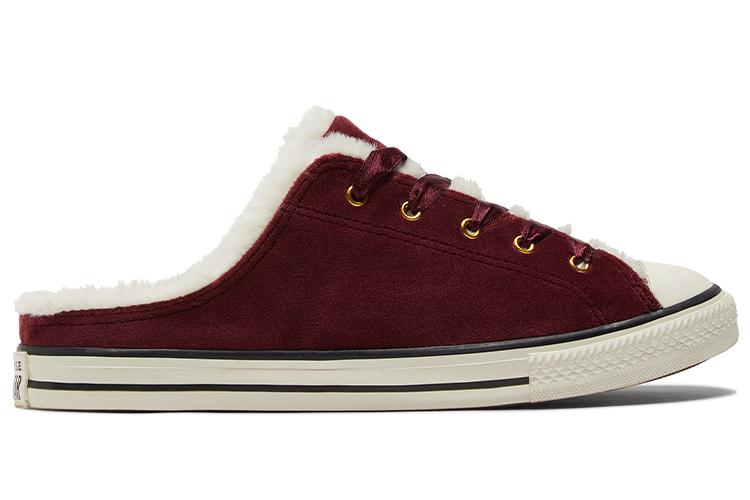 Шлепанцы женские Converse Chuck Taylor All Star Dainty Mule burgundy-white, 37 EU