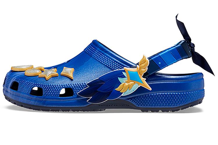 Шлепанцы унисекс HONOR OF KINGS x Crocs Classic Clog синий-золотой, 38-39 EU