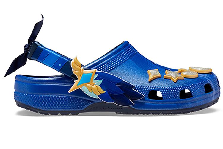 Шлепанцы унисекс HONOR OF KINGS x Crocs Classic Clog синий-золотой, 38-39 EU