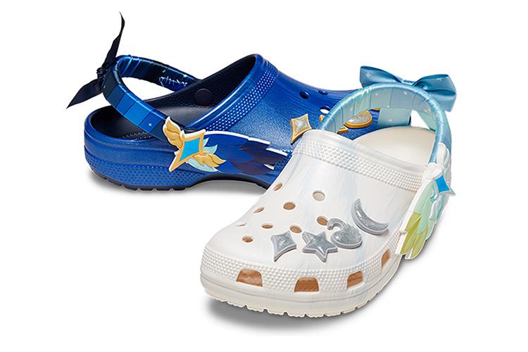 Шлепанцы унисекс HONOR OF KINGS x Crocs Classic Clog синий-золотой, 38-39 EU