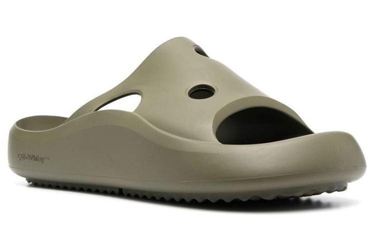 Шлепанцы мужские OFF-WHITE OMIC014S23MAT0015656, off white, 41 EU