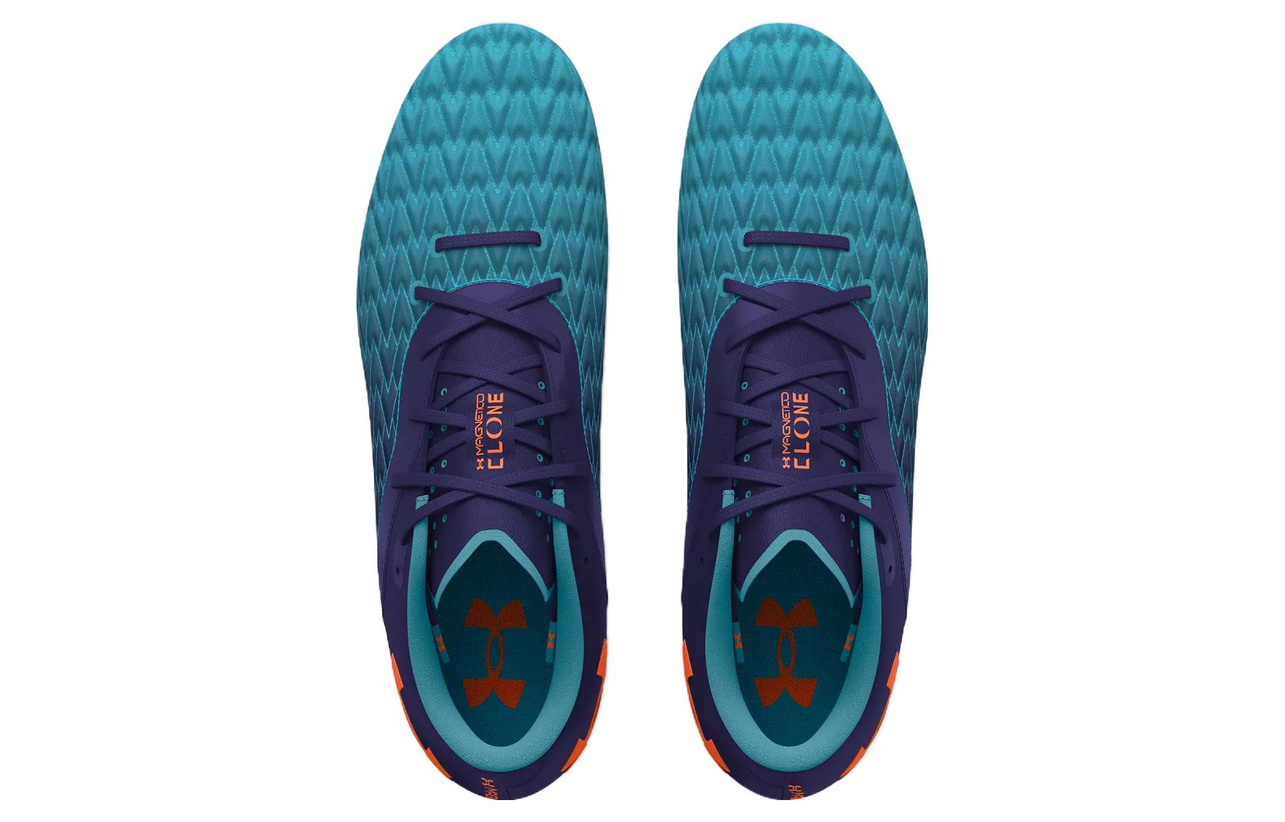 Футбольные бутсы мужские Under Armour Clone Magnetico Premier 2, sonar glacier blue, 41 EU