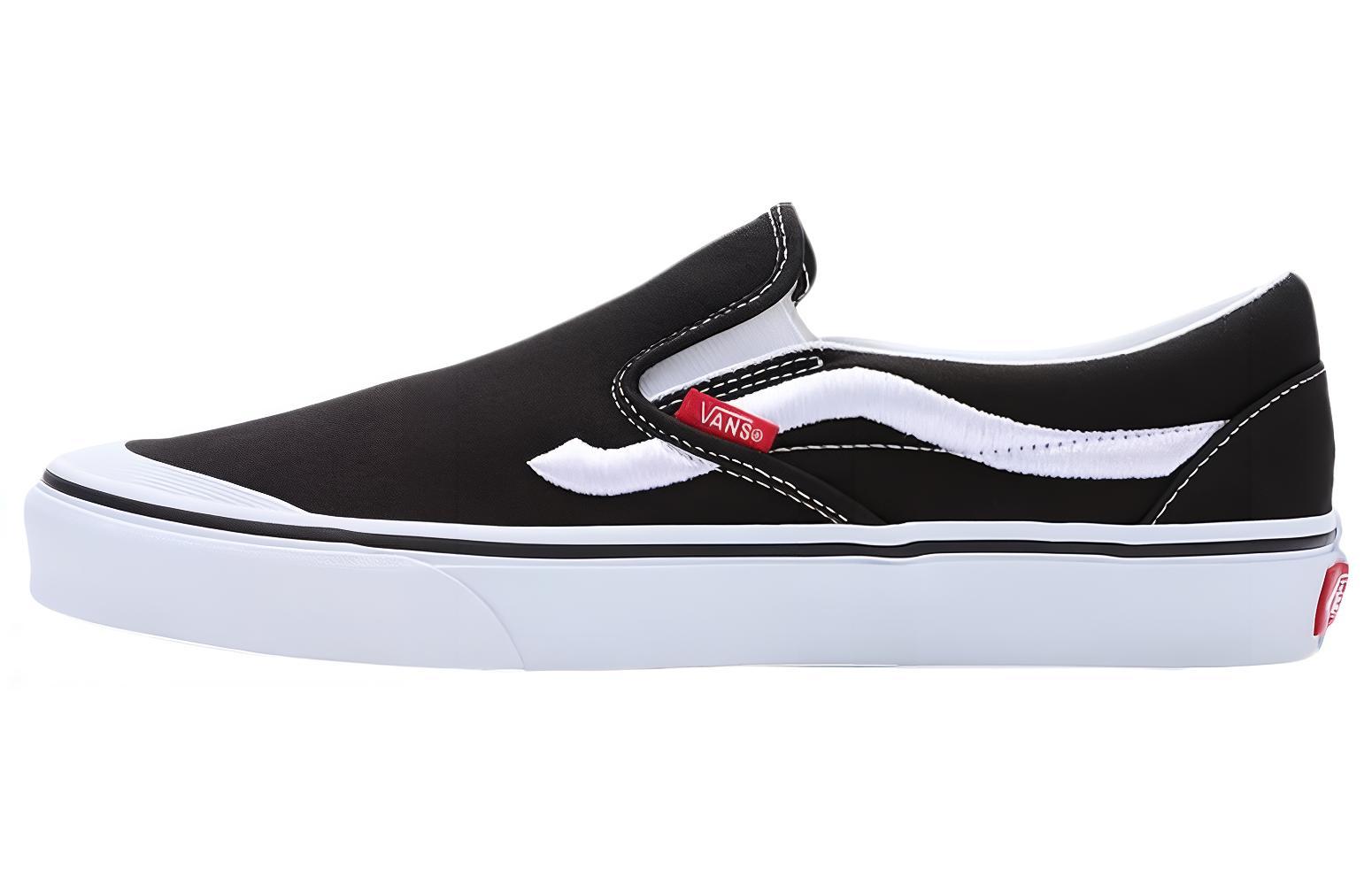 Слипоны унисекс Vans Classic Slip-On 138 Sidestripe sidestripe black