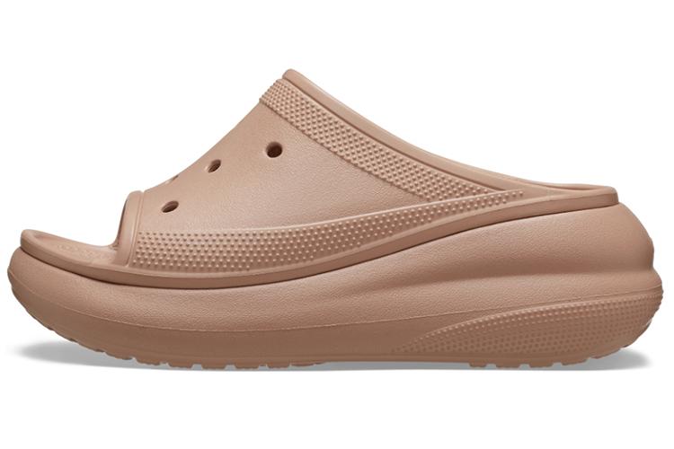 Шлепанцы женские Crocs Crush Slides коричневые